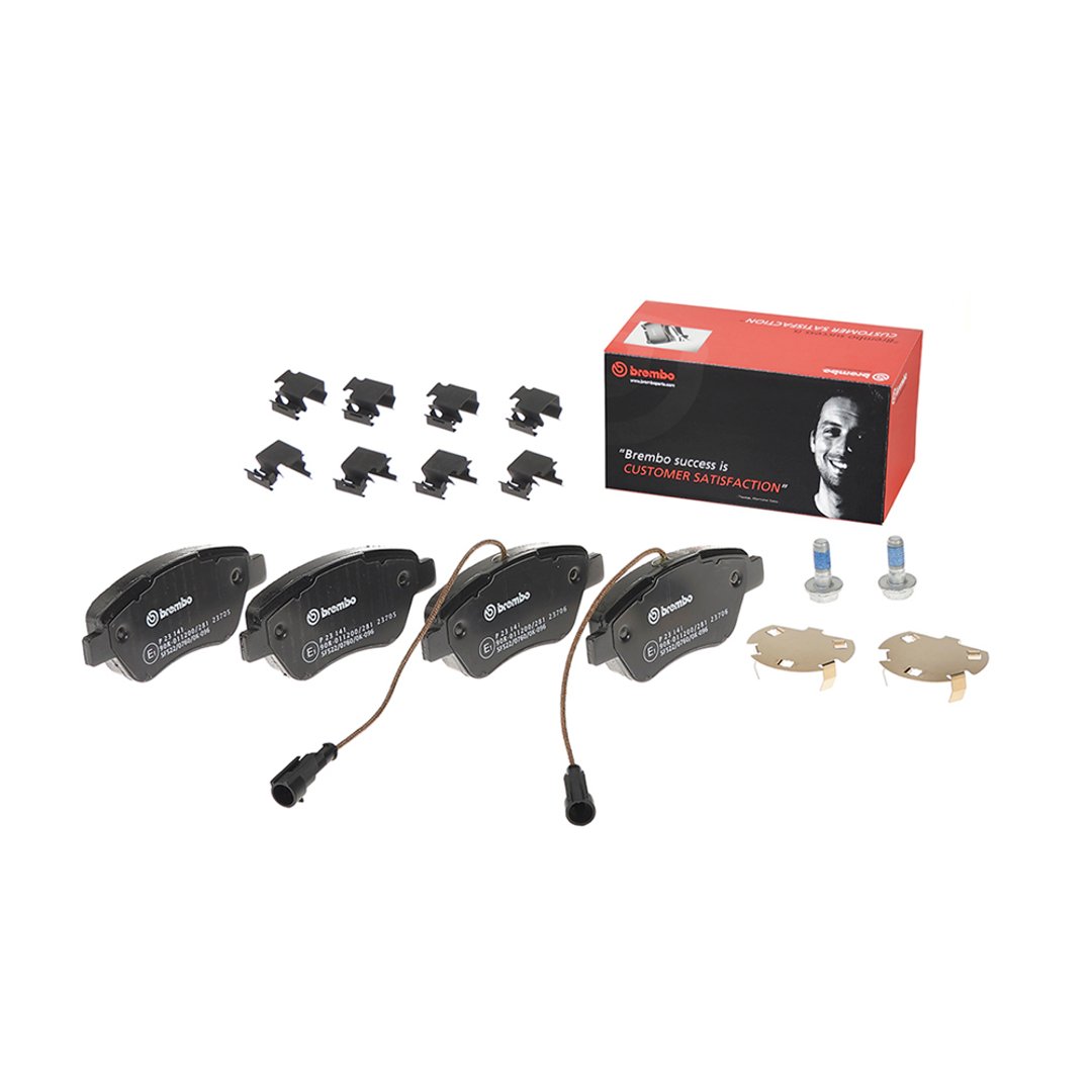 BREMBO Zestaw klocków hamulcowych, hamulce tarczowe P 23 141