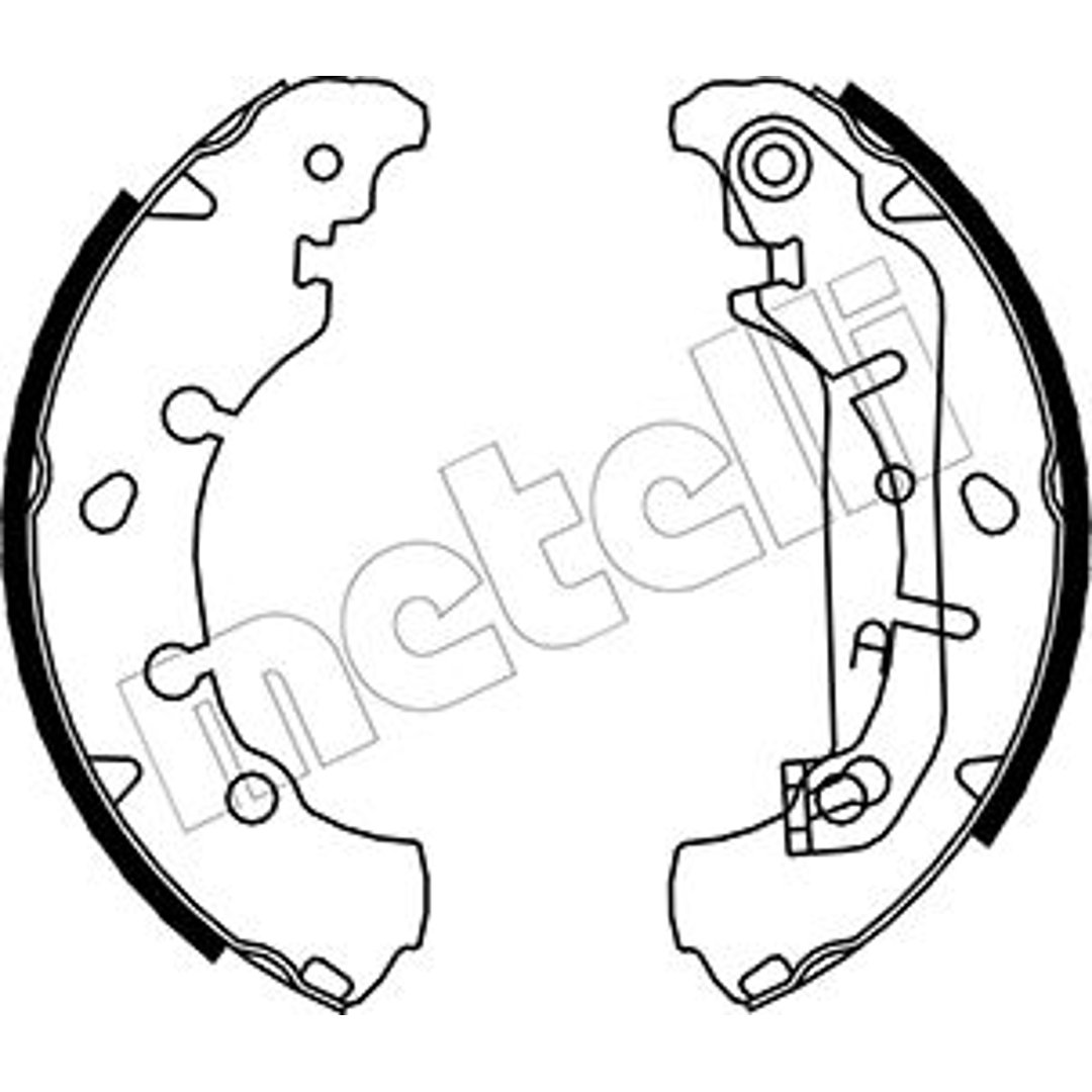 METELLI Zestaw szczęk hamulcowych 53-0136
