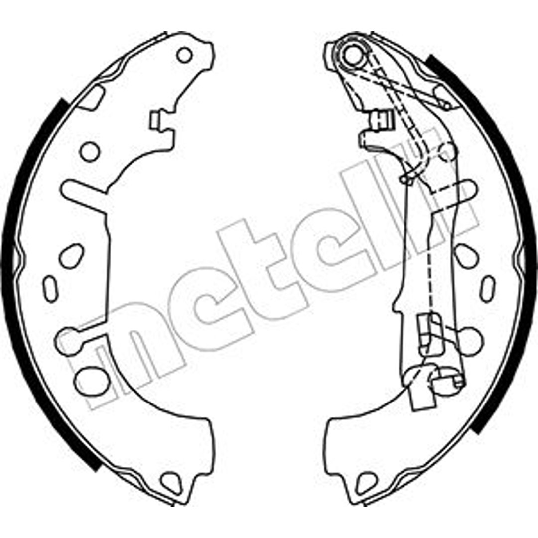 METELLI Szczki hamulcowe - komplet 53-0093