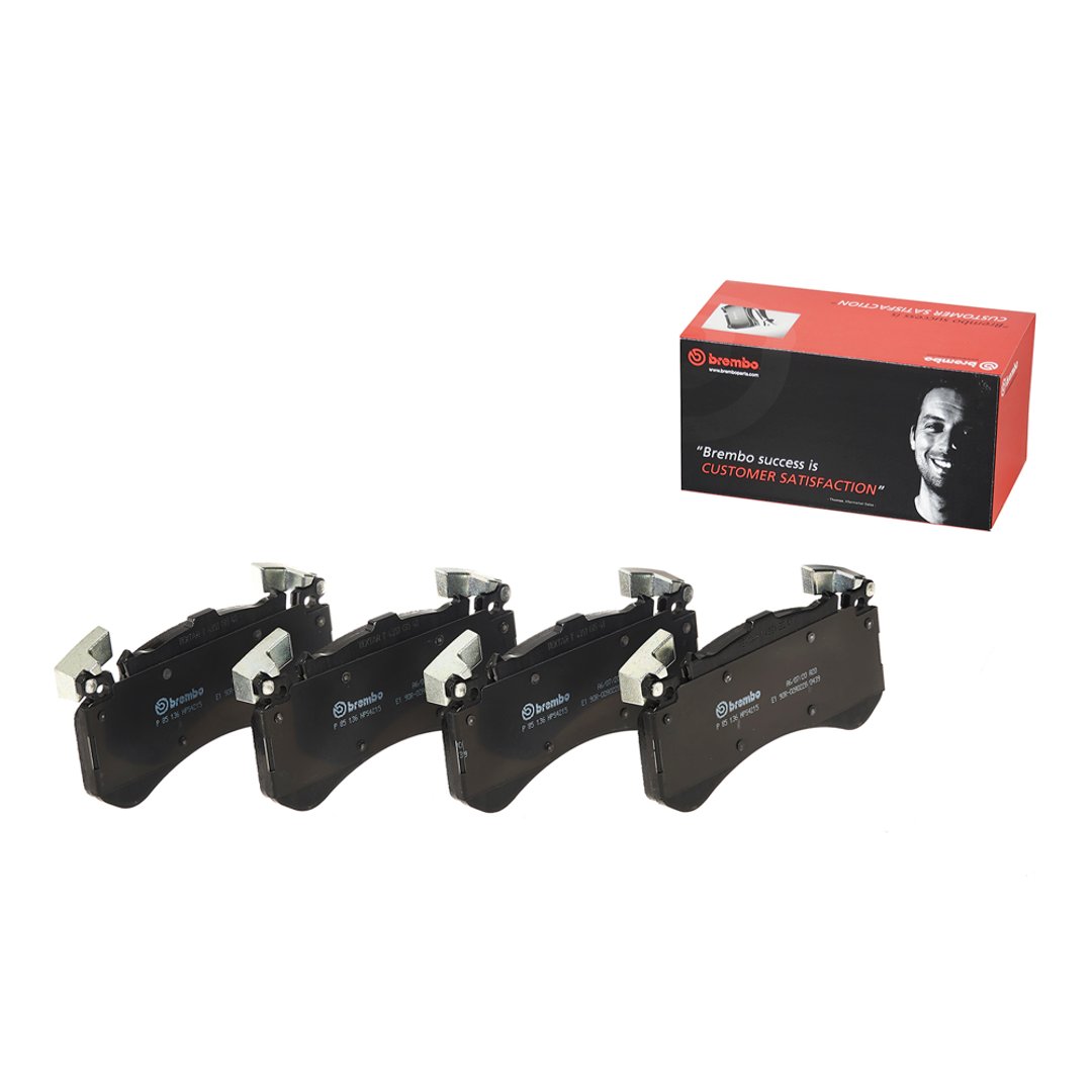 BREMBO Zestaw klocków hamulcowych, hamulce tarczowe P 85 136