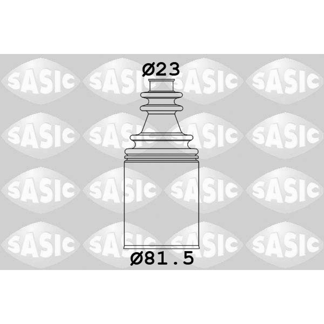 SASIC OSŁONA PRZEGUBU 1904006 WEW RENAULT AVANTIME/ESPACE/LAGUNA/VEL SATIS/MASTER/TRAFIC 1.9DCI/2.2DCI/3.0DCI 99