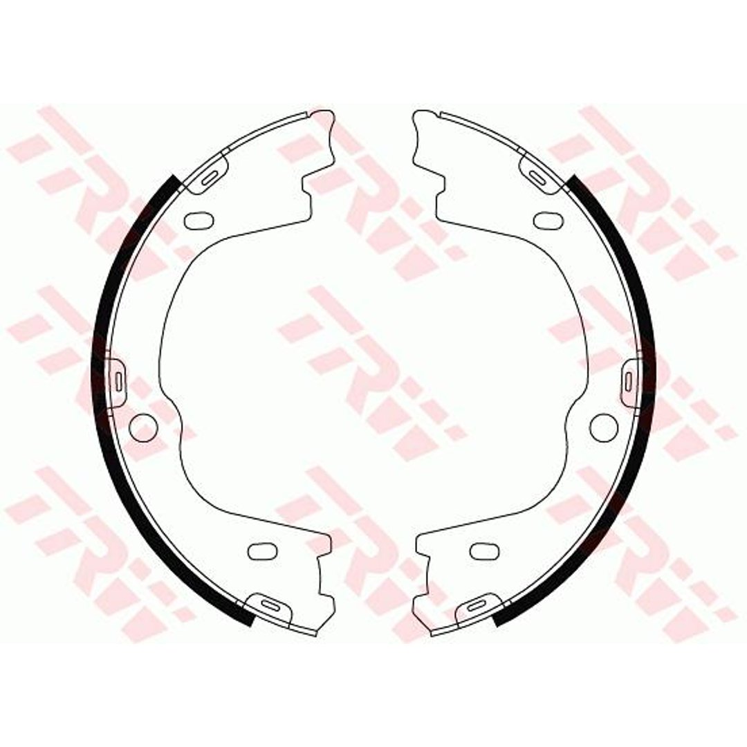TRW gs8803 sosna okładziny hamulcowe Packs, zestaw 4 GS8803