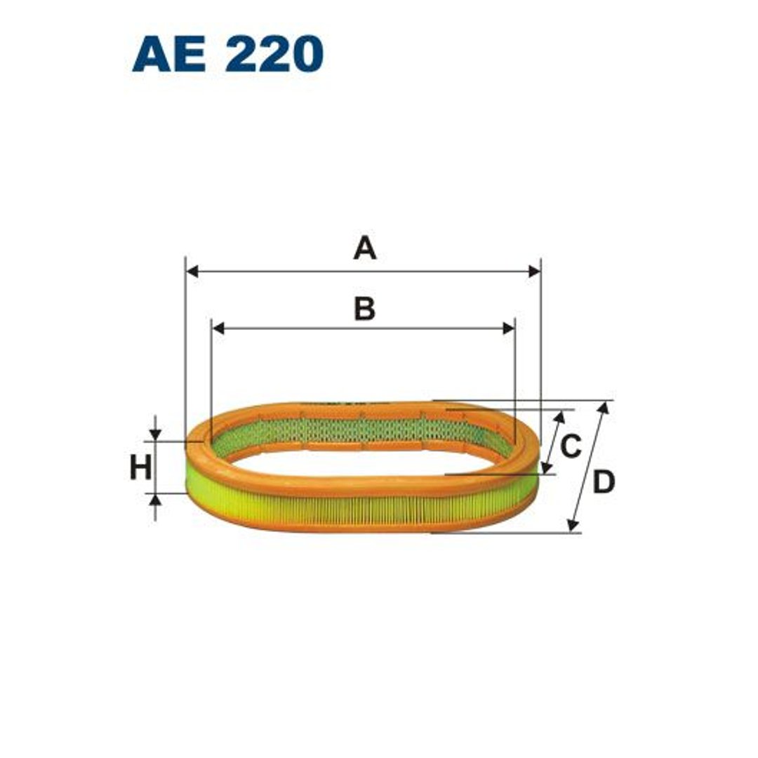 Filtr powietrza FILTRON AE220 C3338 AE220