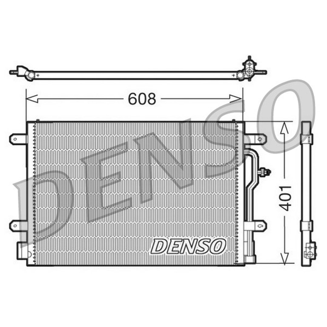DENSO Chodnica klimatyzacji - skraplacz DCN02012
