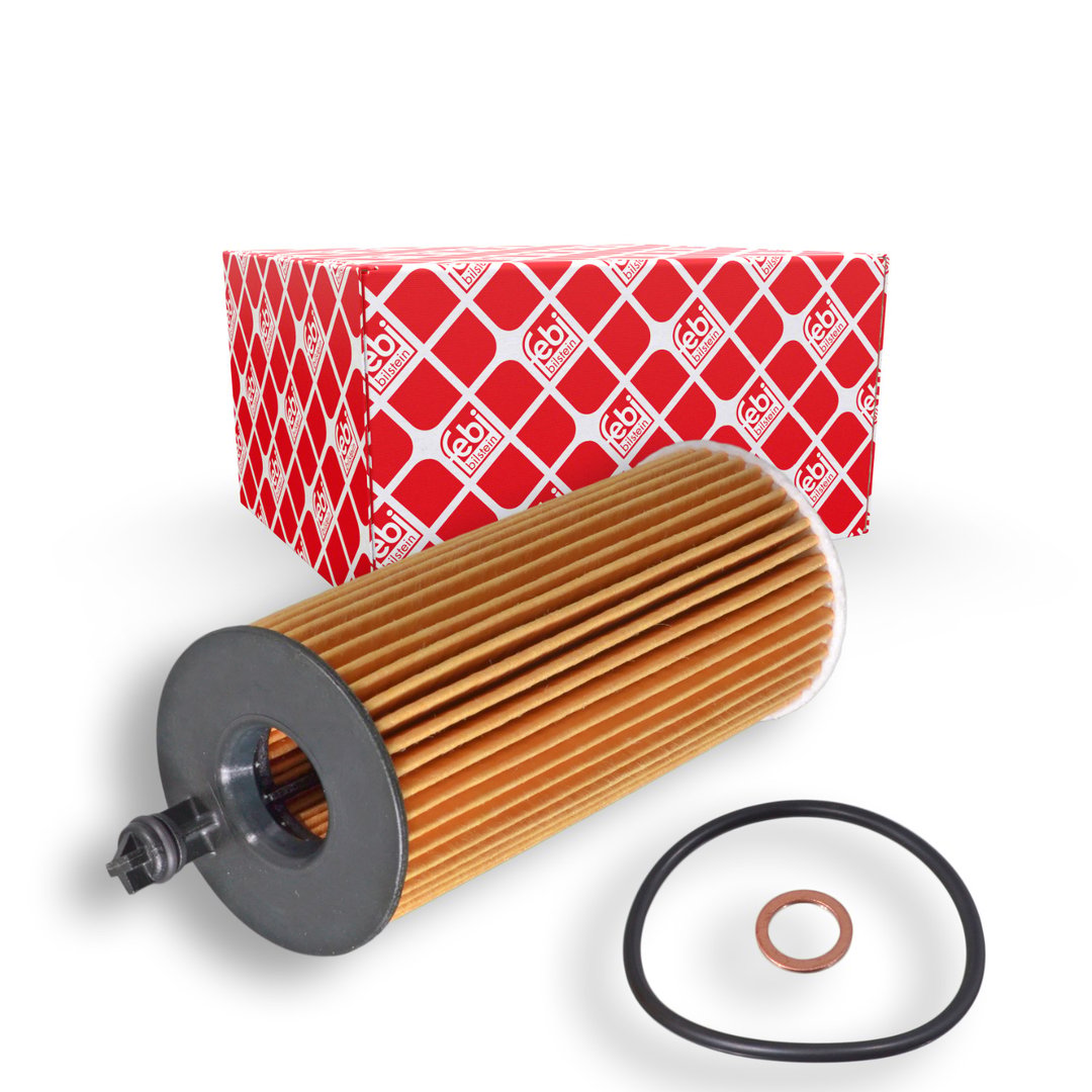 FEBI BILSTEIN 101324 filtr oleju z pierścieniami uszczelniającymi, 1 sztuka 101324
