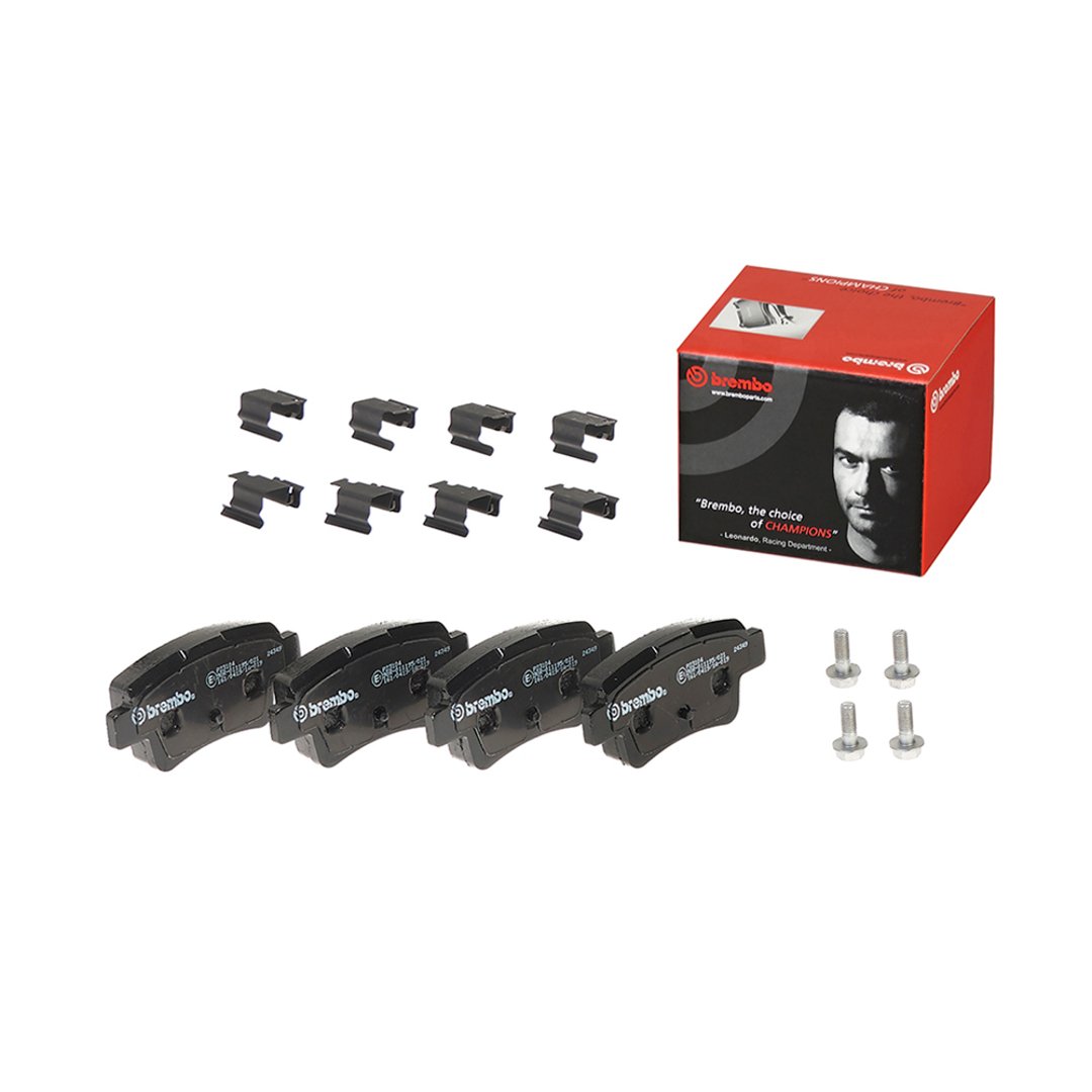 BREMBO Zestaw klocków hamulcowych, hamulce tarczowe P 23 104