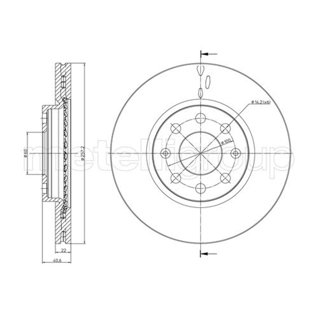 METELLI Tarcza hamulcowa 23-0835C 23-0835C