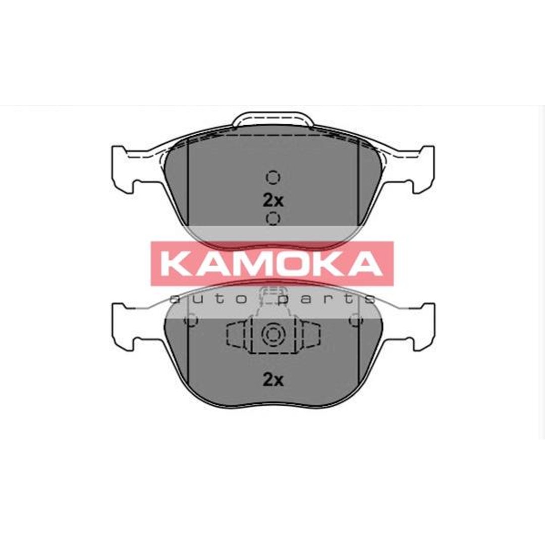 KAMOKA Zestaw klocków hamulcowych, hamulce tarczowe JQ1013136