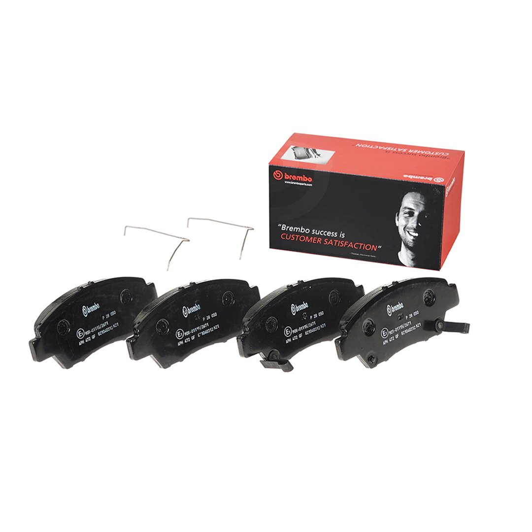BREMBO Zestaw klocków hamulcowych, hamulce tarczowe P 28 050