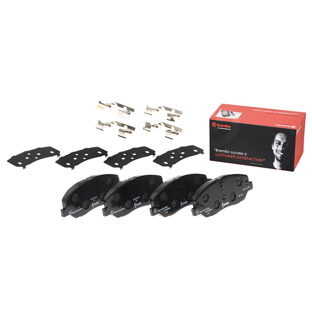 BREMBO Zestaw klocków hamulcowych, hamulce tarczowe P 30 036