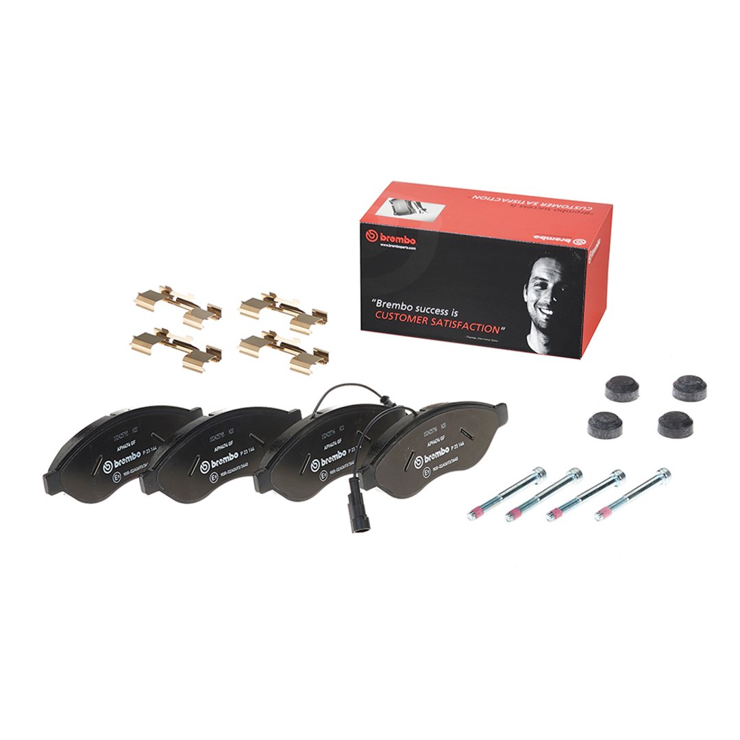 BREMBO Zestaw klocków hamulcowych, hamulce tarczowe P 23 144