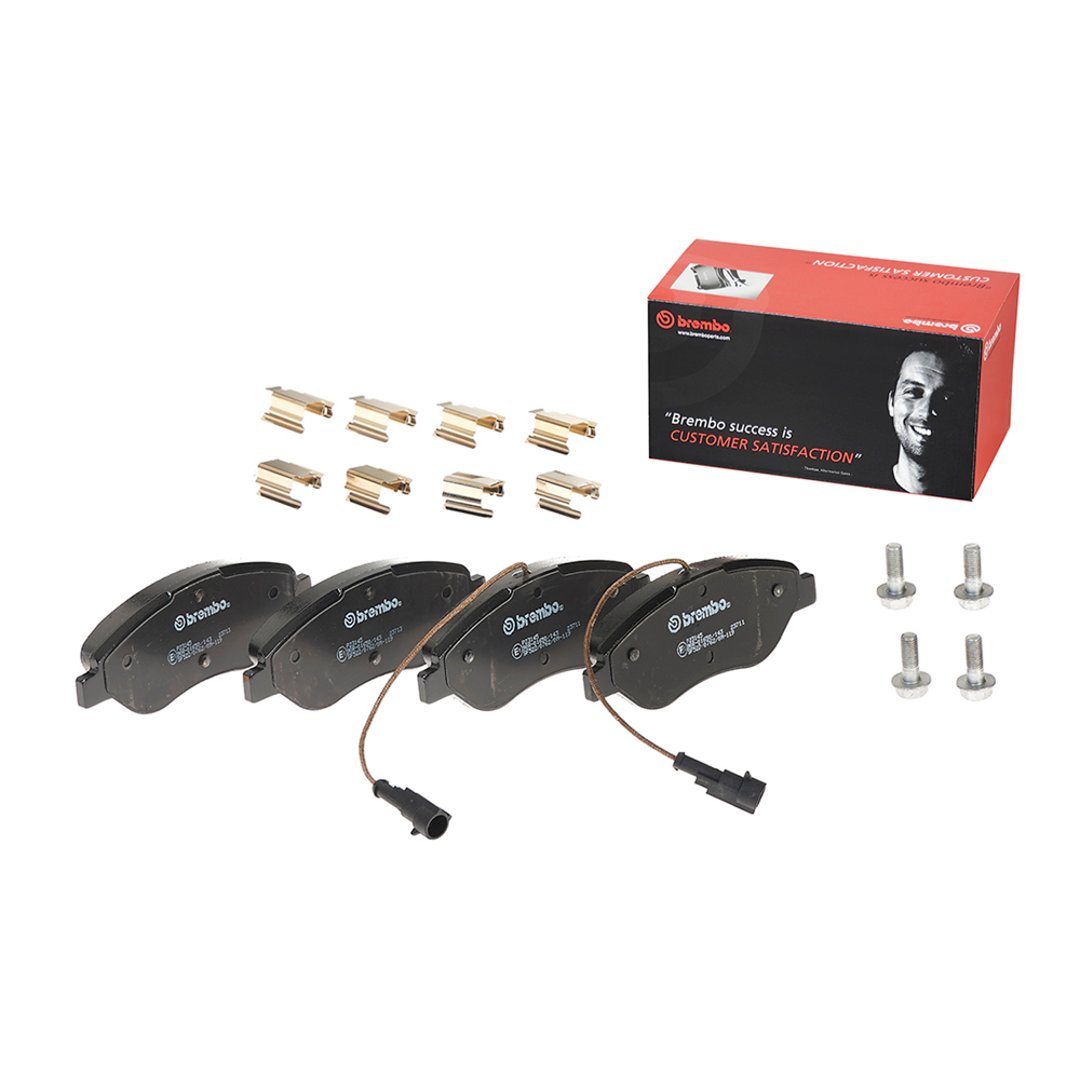 BREMBO Zestaw klocków hamulcowych, hamulce tarczowe P 23 145