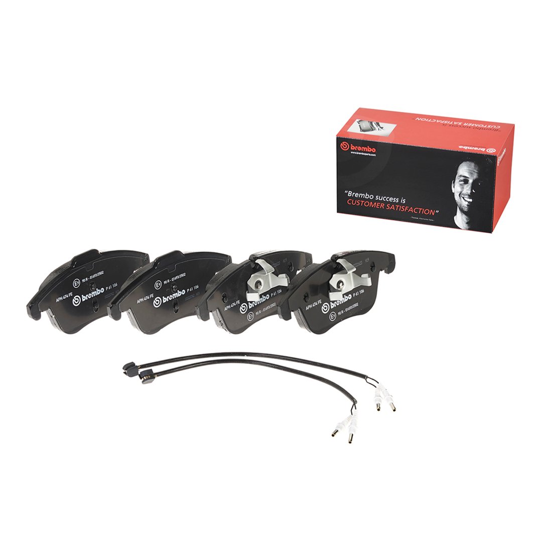 BREMBO Zestaw klocków hamulcowych, hamulce tarczowe P 61 106