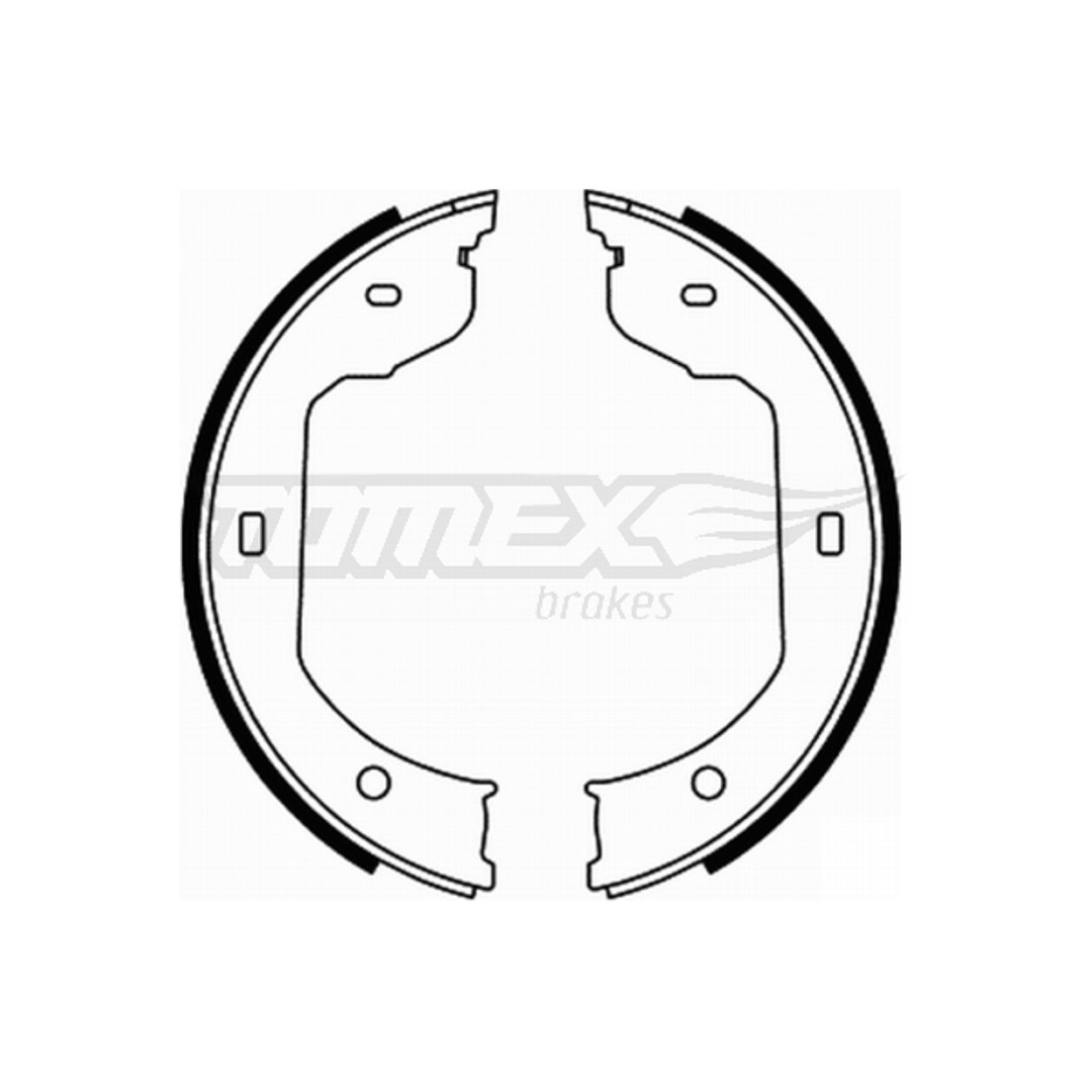 Tomex BRAKES Zestaw szczęk hamulcowych BRAKES TX 21-90 TX 21-90