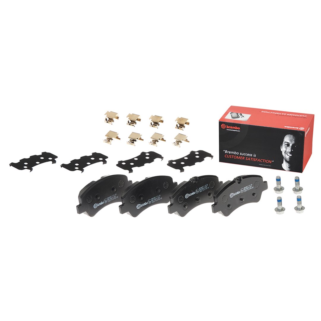 BREMBO Zestaw klocków hamulcowych, hamulce tarczowe P 24 160