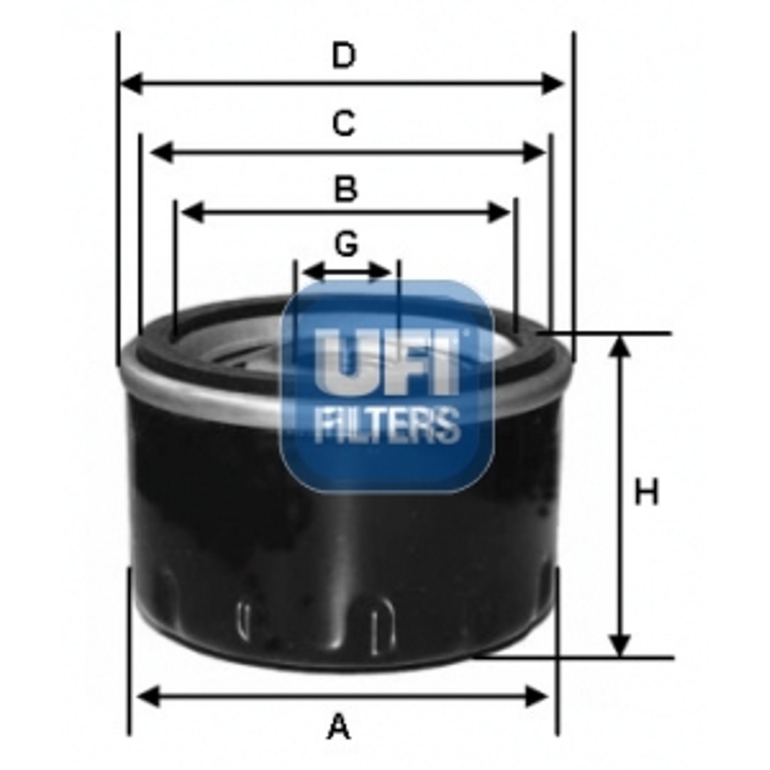 Filtr oleju UFI 23.575.00