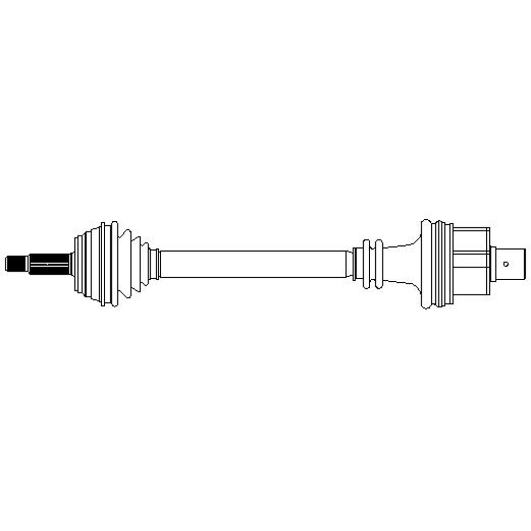 METELLI Wał napędowy METELLI 17-0396