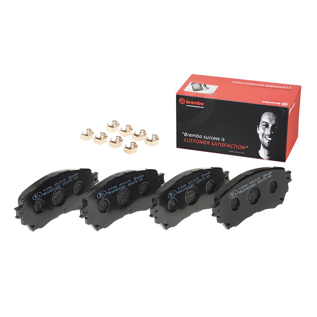 BREMBO Zestaw klocków hamulcowych, hamulce tarczowe P 49 048