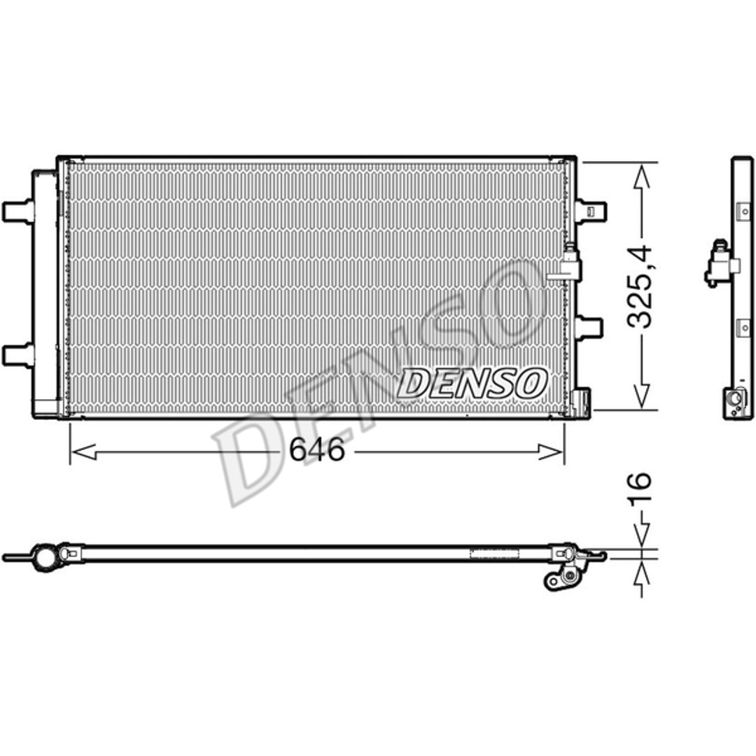 Skraplacz klimatyzacji DENSO DCN02041