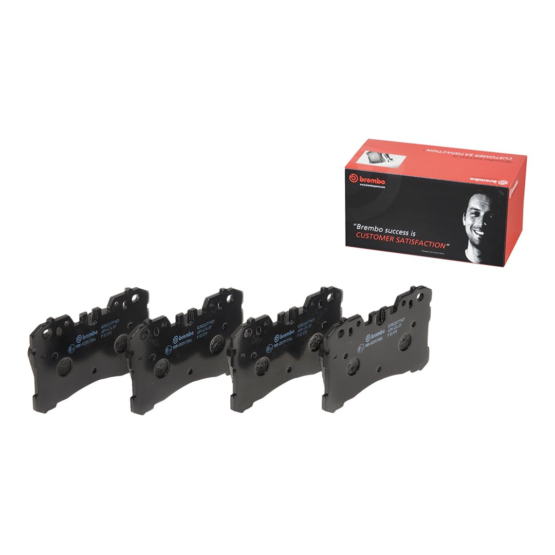 BREMBO Zestaw klocków hamulcowych, hamulce tarczowe P 83 075