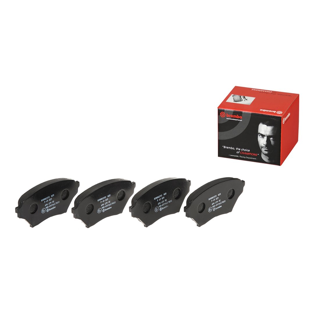 BREMBO Zestaw klocków hamulcowych, hamulce tarczowe P 49 029