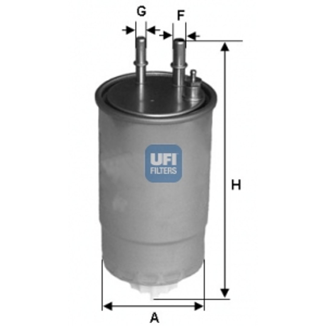 UFI Filtr paliwa 24.ONE.01