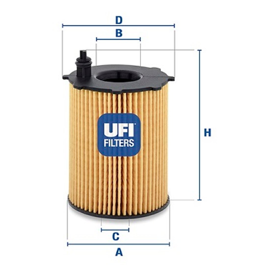UFI FILTERS ufi 25.037.00 filtr oleju 25.037.00