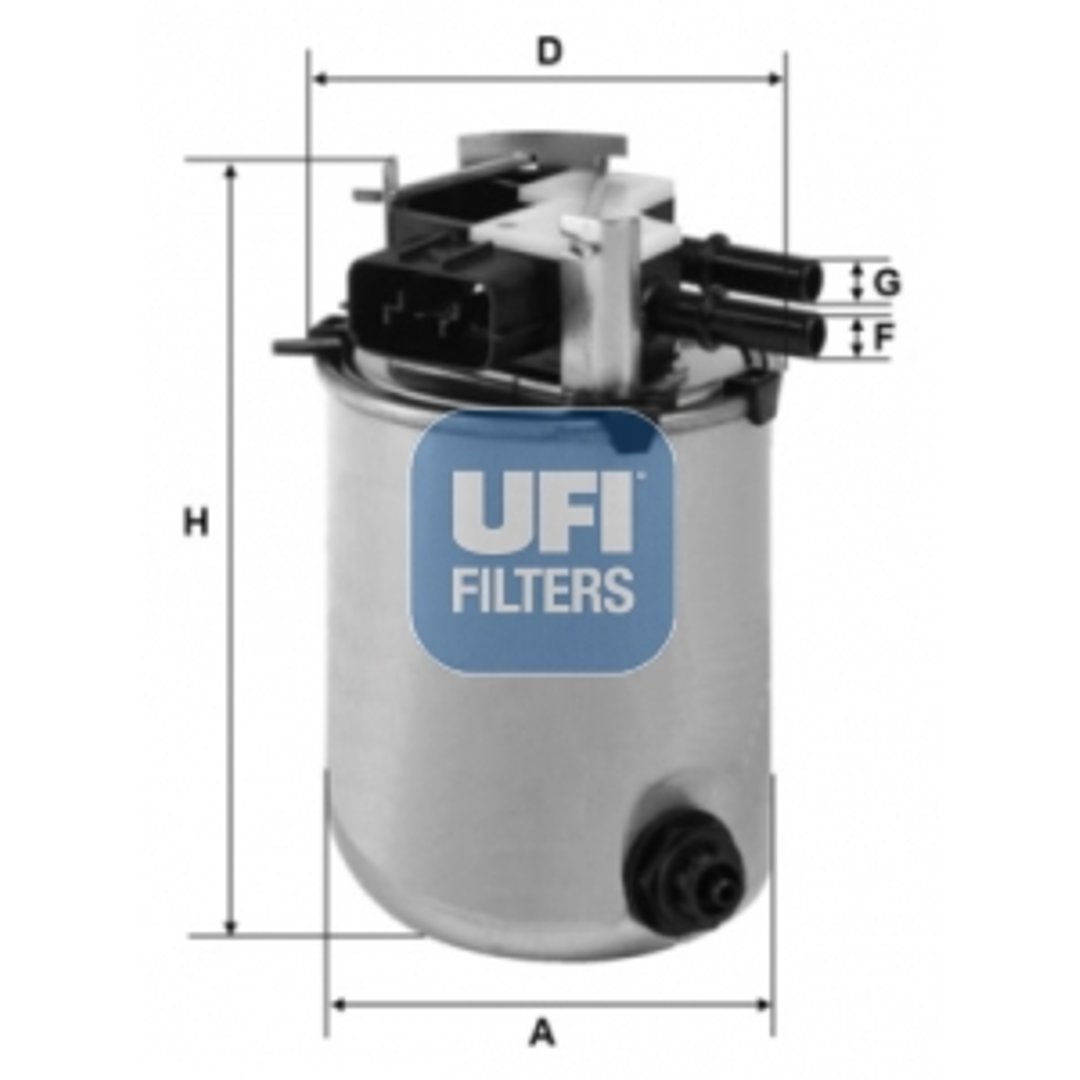 Filtr paliwa UFI Filtry 24.095.01