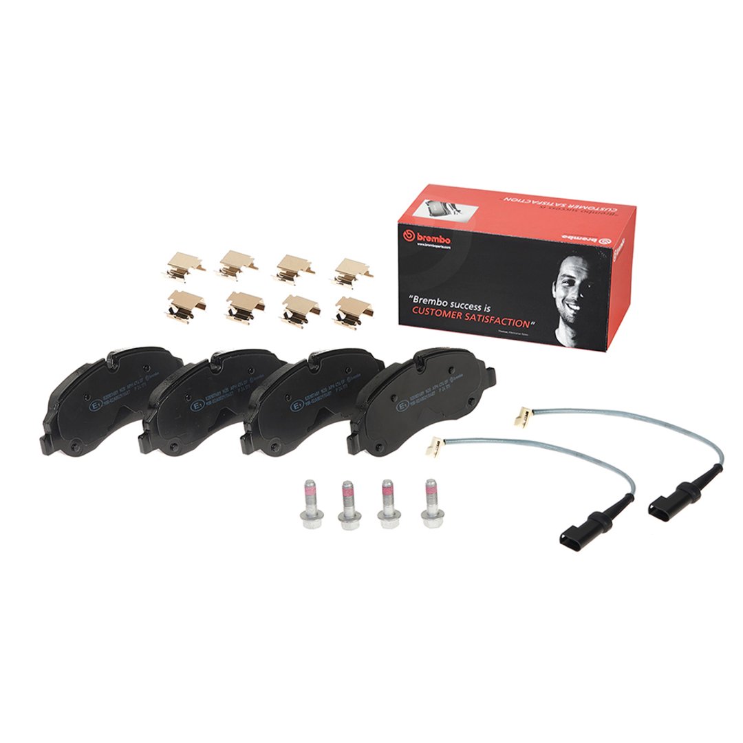 BREMBO Zestaw klocków hamulcowych, hamulce tarczowe P 24 171
