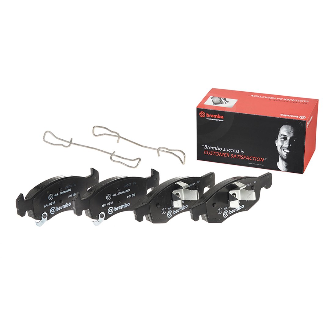 BREMBO Zestaw klocków hamulcowych, hamulce tarczowe P 59 084