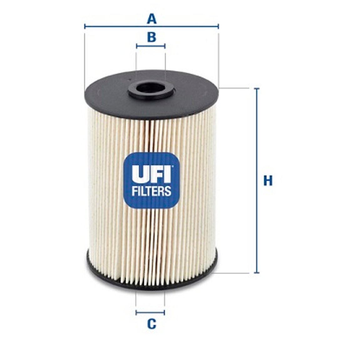 UFI FILTERS ufi 26.021.00 filtr paliwa 26.021.00