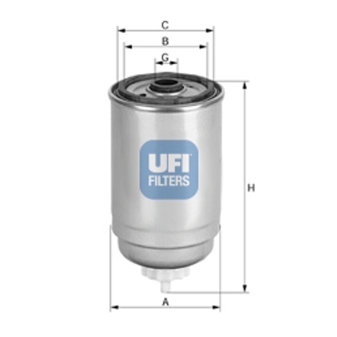 UFI ufi 24.526.00 filtr paliwa 24.526.00
