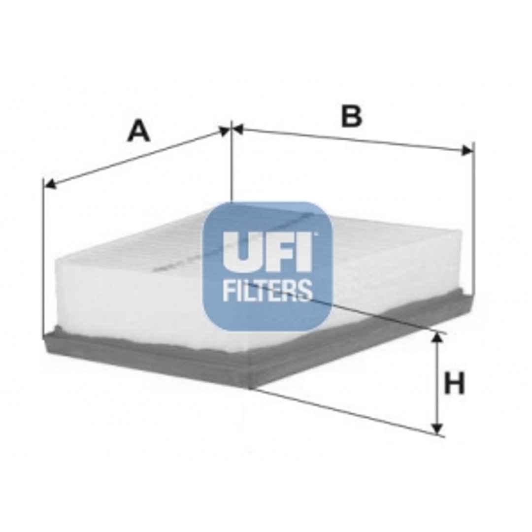 Filtr powietrza UFI Filtry 30.687.00