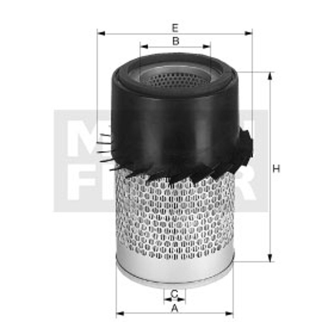 FILTR POWIETRZA MANN-FILTER C1188X C1188 MASSEY-FERGUSON C1188X
