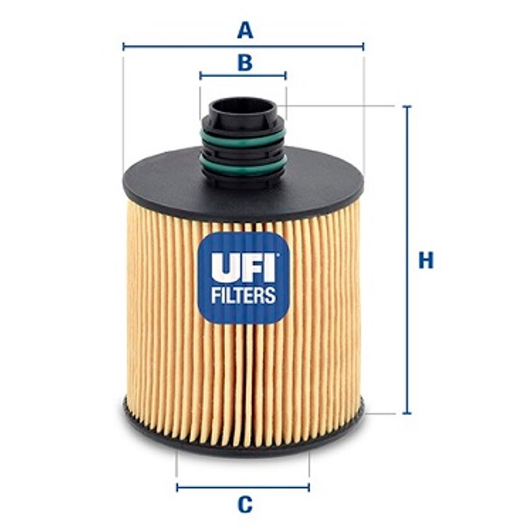 UFI FILTERS ufi 25.083.00 filtr oleju 25.083.00