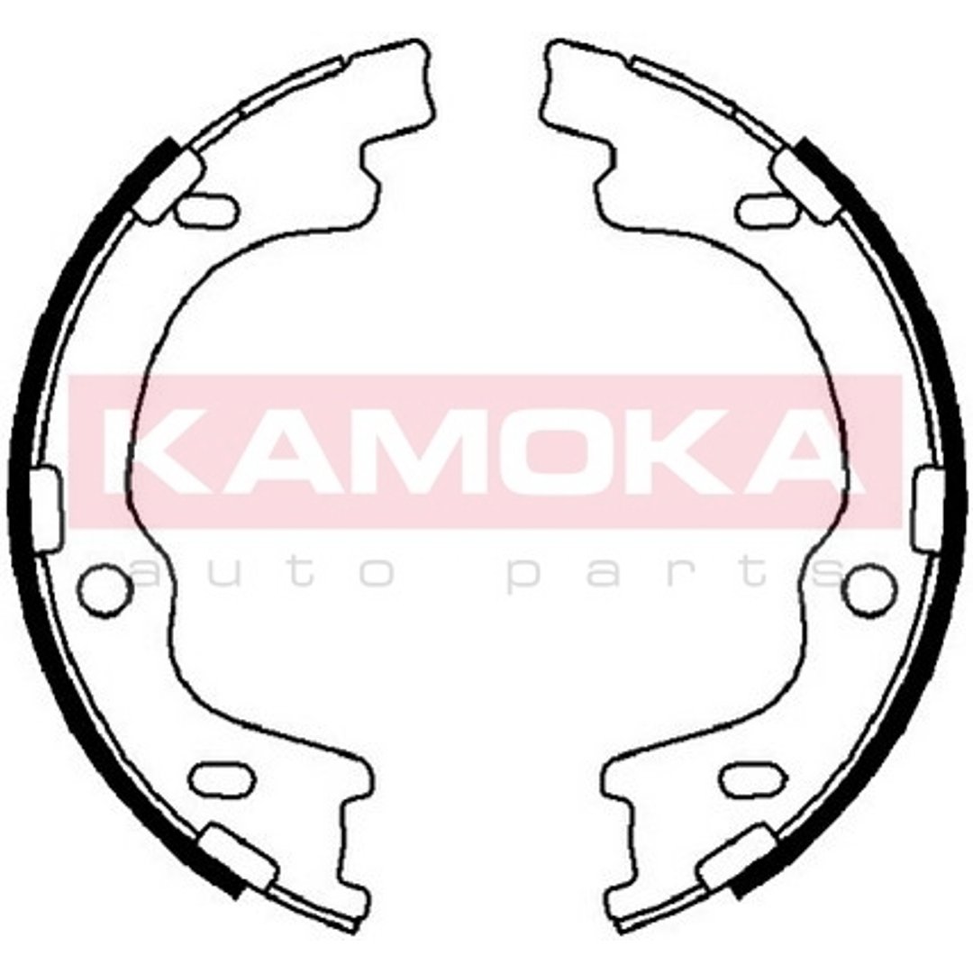 KAMOKA Zestaw szczęk hamulcowych, hamulec postojowy JQ212036 JQ212036