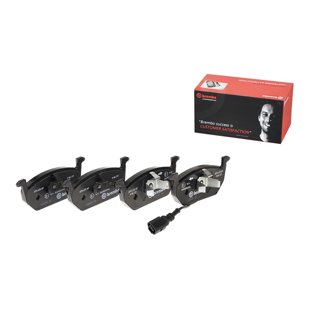 BREMBO Zestaw klocków hamulcowych, hamulce tarczowe P 85 137