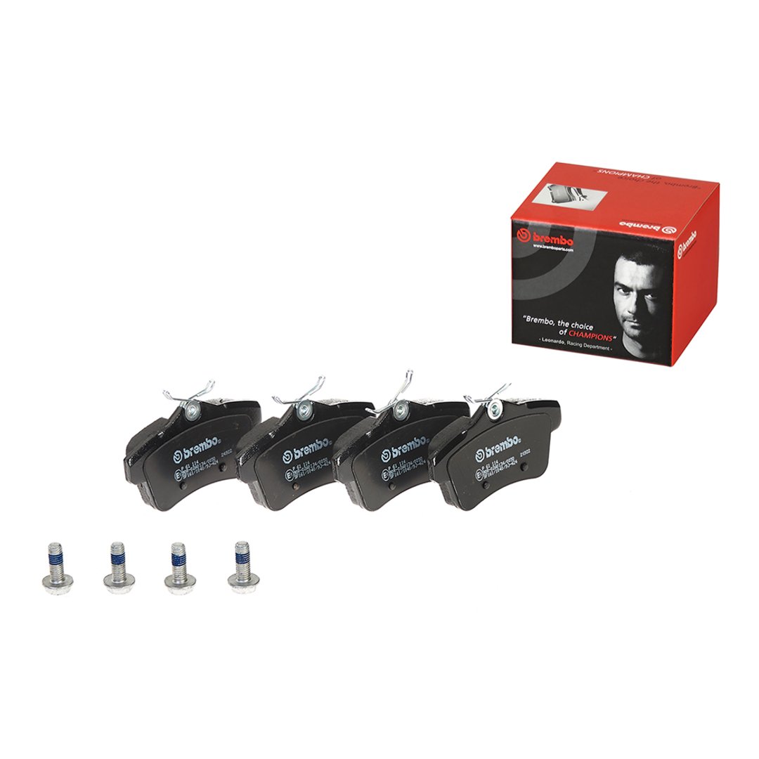 BREMBO Zestaw klocków hamulcowych, hamulce tarczowe P 61 114