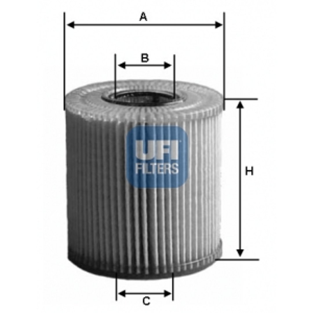 UFI FILTERS Filtr oleju UFI FILTERS 25.039.00