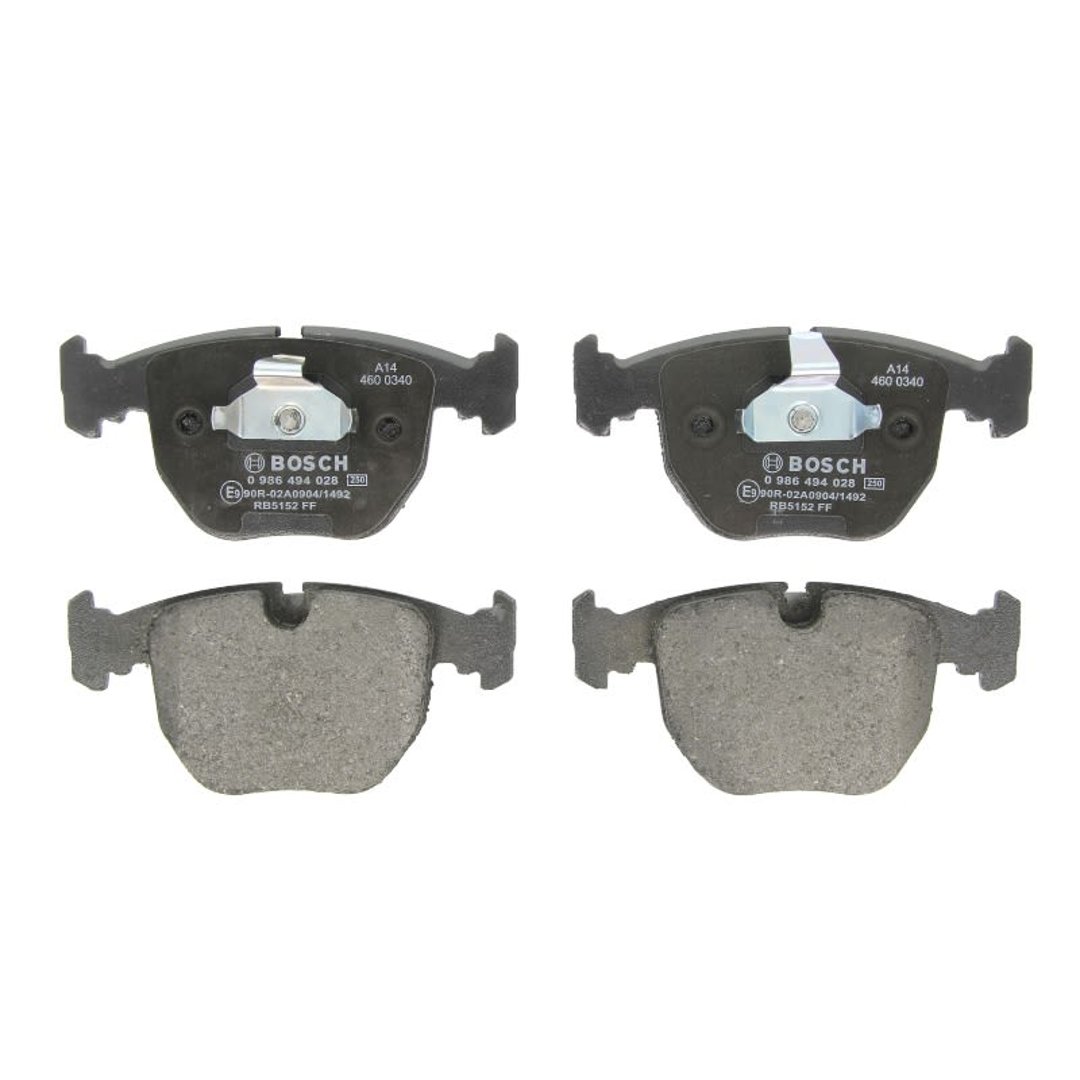 Bosch Zestaw klocków hamulcowych, hamulce tarczowe 0 986 494 028