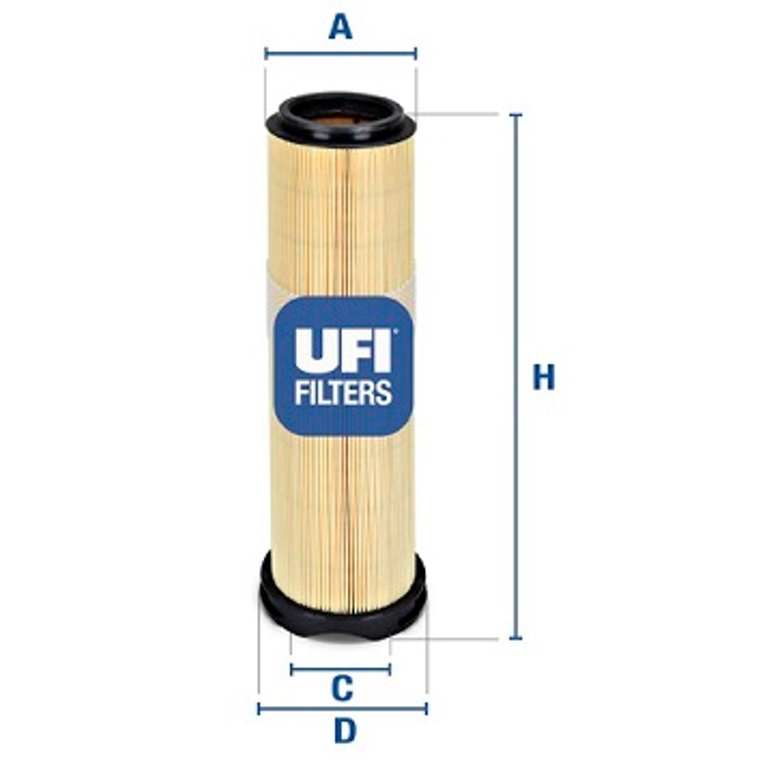 Filtr powietrza UFI Filtry 27.596.00
