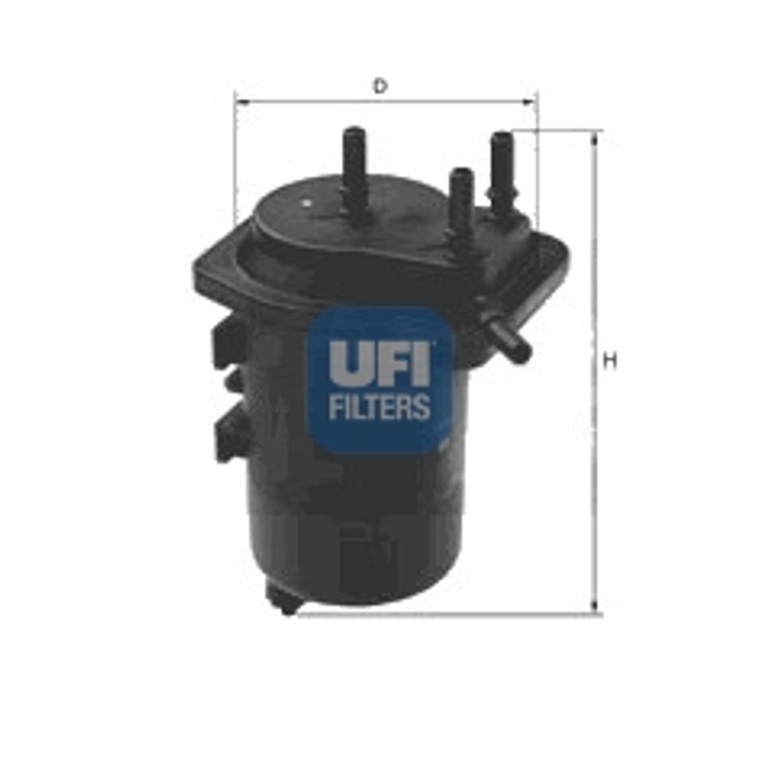 UFI ufi 24.014.00 filtr paliwa 24.014.00