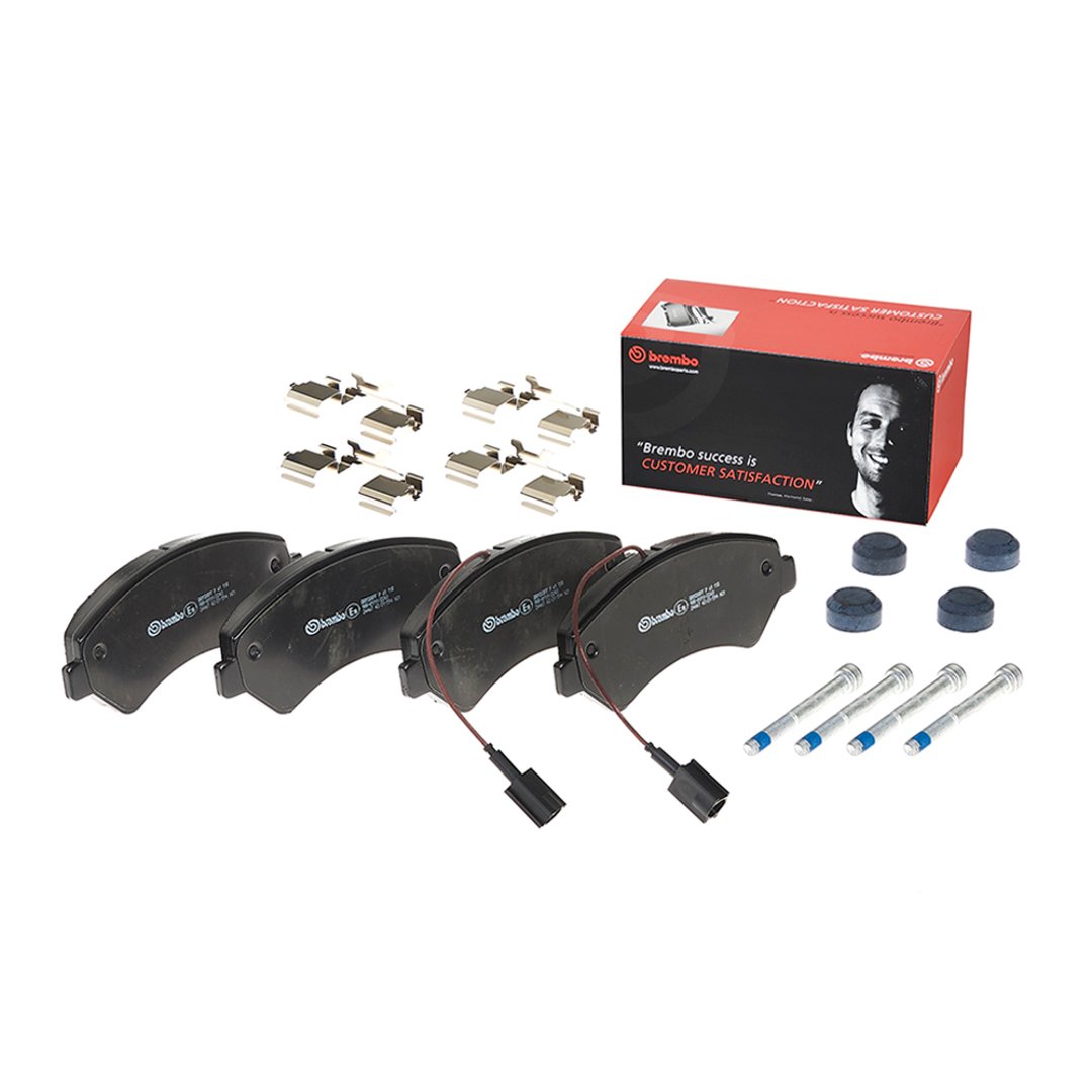 BREMBO Zestaw klocków hamulcowych, hamulce tarczowe P 61 118