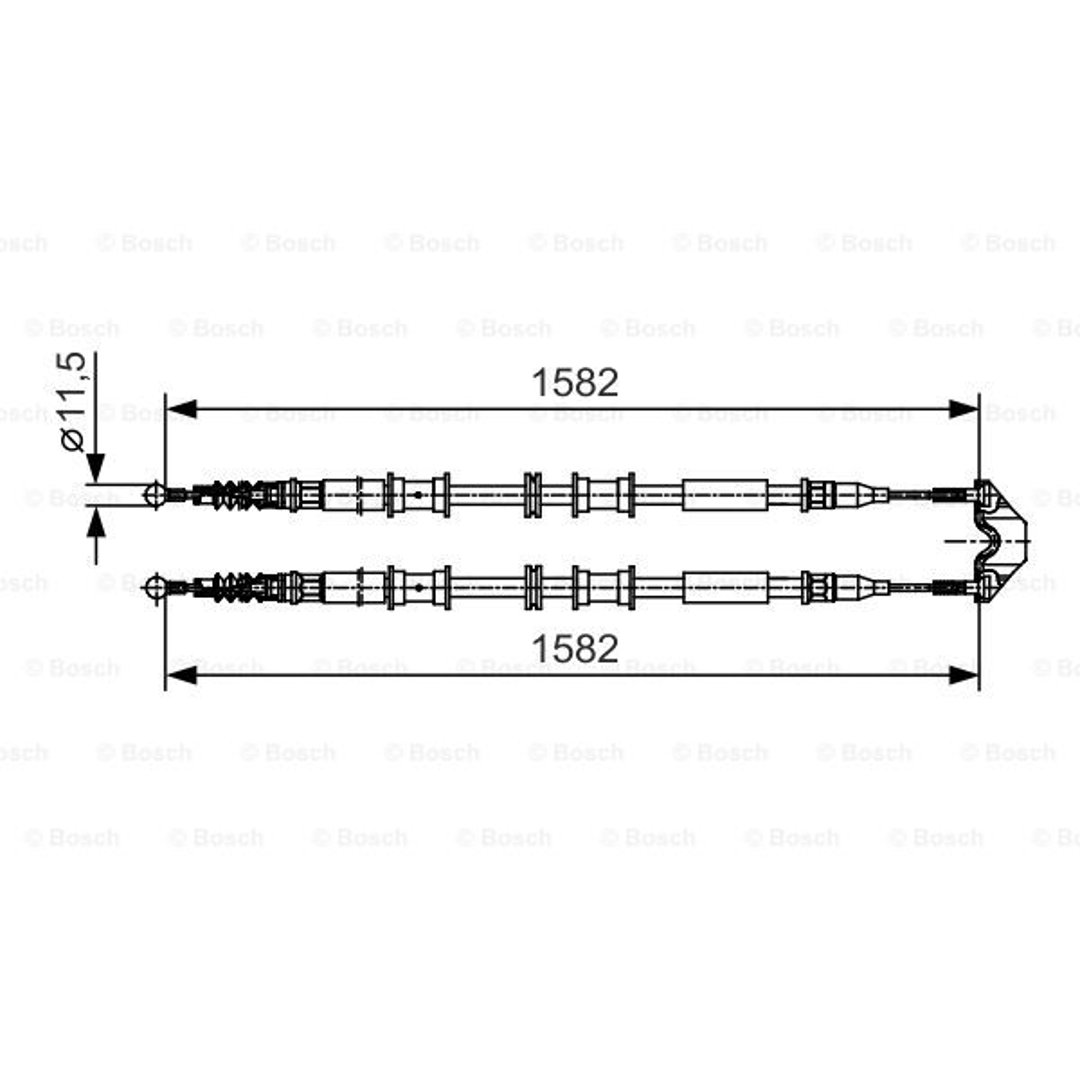 Bosch Cięgno, hamulec postojowy 1 987 482 138