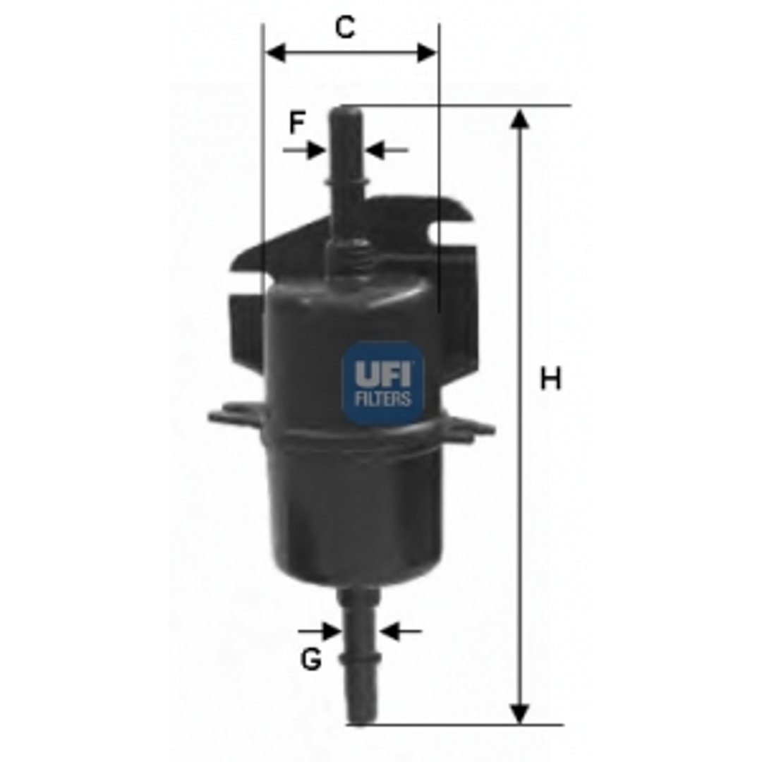 UFI FILTERS Filtr paliwa FILTERS 31.740.00