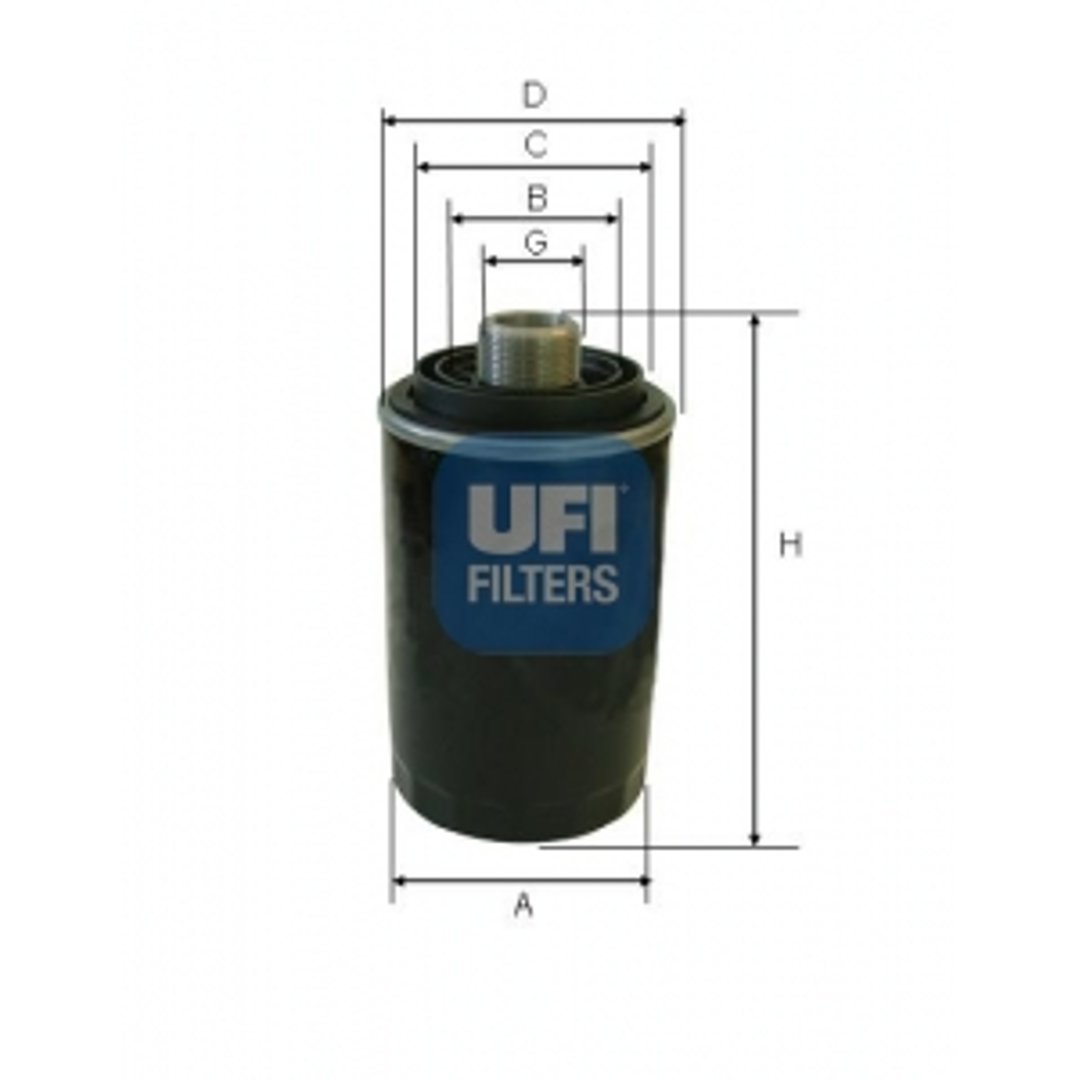 UFI FILTERS Filtr oleju UFI FILTERS 23.493.00