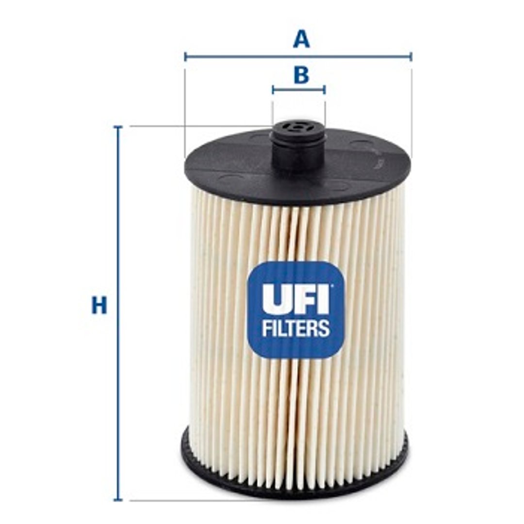 UFI FILTERS Filtr paliwa FILTERS 26.018.00