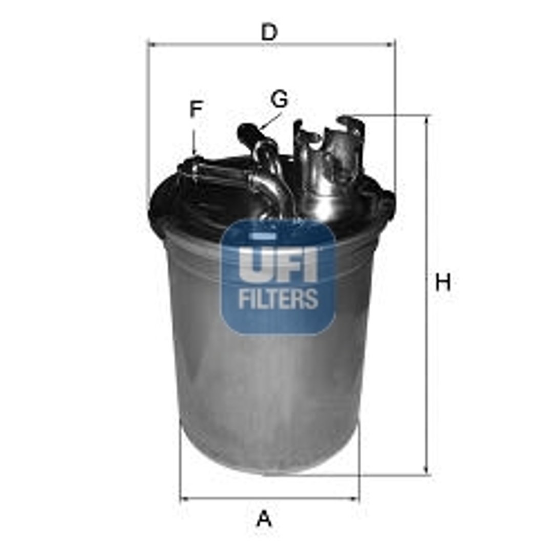 UFI Filtr paliwa 24.451.00 24.451.00