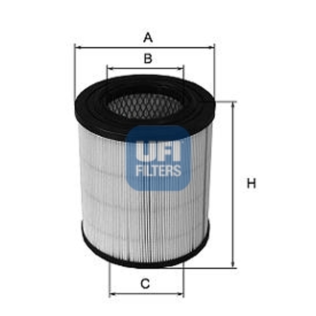 Filtr powietrza UFI 27.271.00