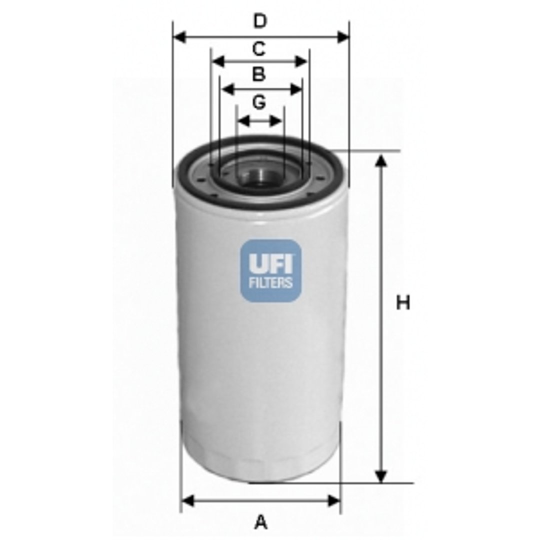 UFI Filtr oleju UFI 23.313.00 23.313.00